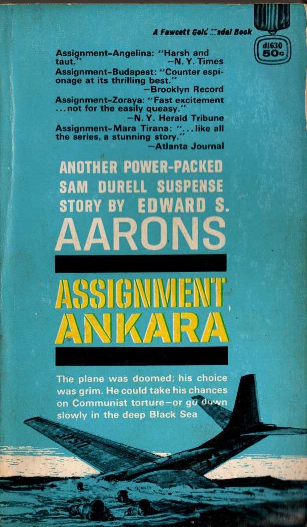 Edward S. Aarons  ASSIGNMENT ANKARA front book cover image