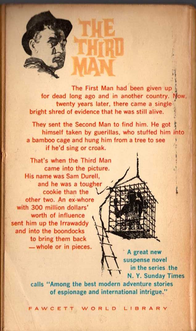 E_R Braithwaite TO SIR WITH LOVE (Film tie-in: Sidney Poitier)<BR>
 . .Four Square rpt.1967 rear cover image