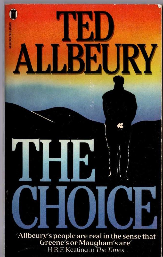 Ted Allbeury  THE CHOICE front book cover image