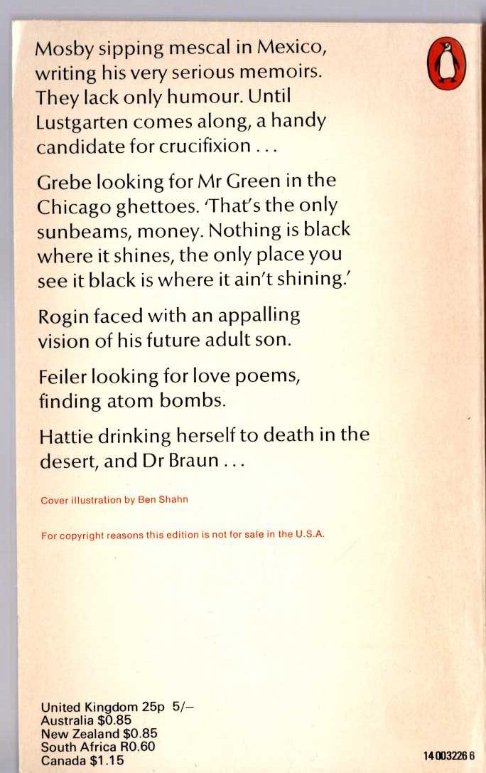 Dennis Wheatley
 .COME INTO MY PARLOUR<BR>
 . .Arrow 1975 (382pp) rear cover image