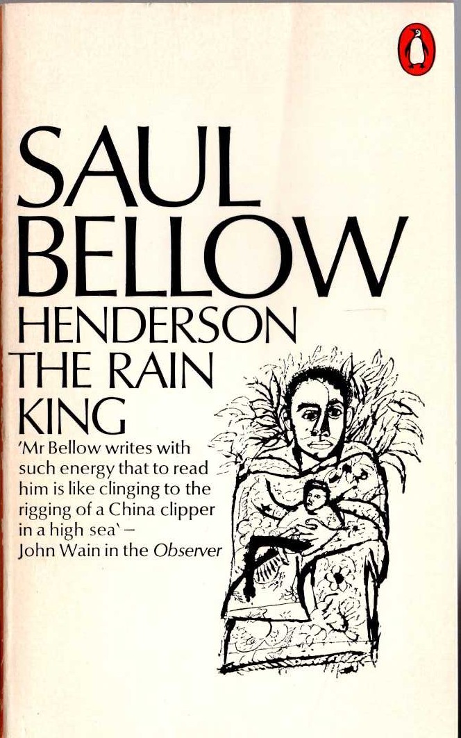 Saul Bellow  HENDERSON THE RAIN KING front book cover image