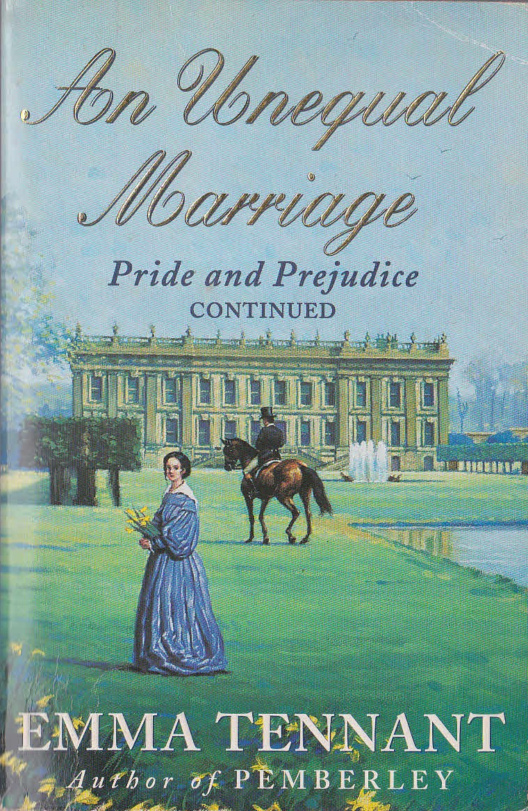 Emma Tennant  AN UNEQUAL MARRIAGE front book cover image