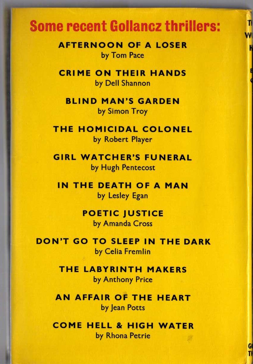 THE LAST WOMAN IN HIS LIFE magnified rear book cover image
