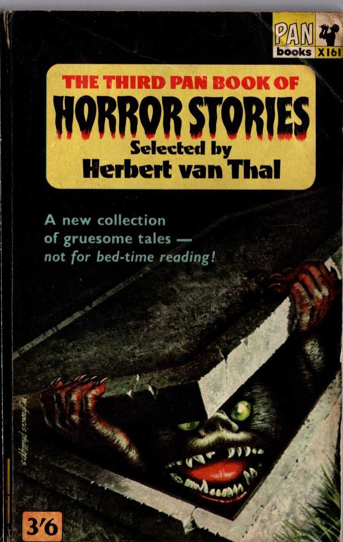 Herbert van Thal (selects) THE THIRD PAN BOOK OF HORROR STORIES. Vol.3.3rd front book cover image