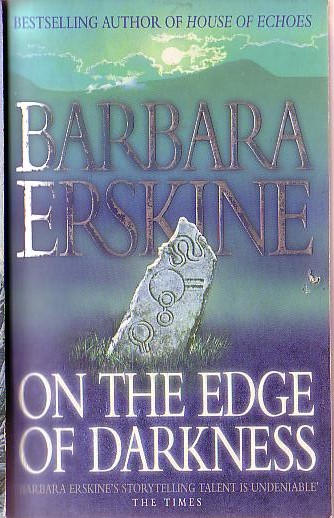 Barbara Erskine  ON THE EDGE OF DARKNESS front book cover image
