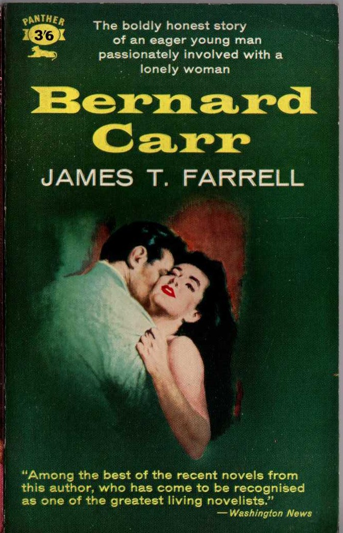 James T. Farrell  BERNARD CARR front book cover image