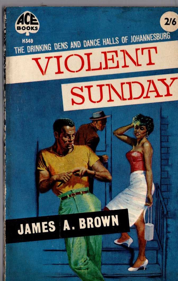 James A. Brown  VIOLENT SUNDAY front book cover image