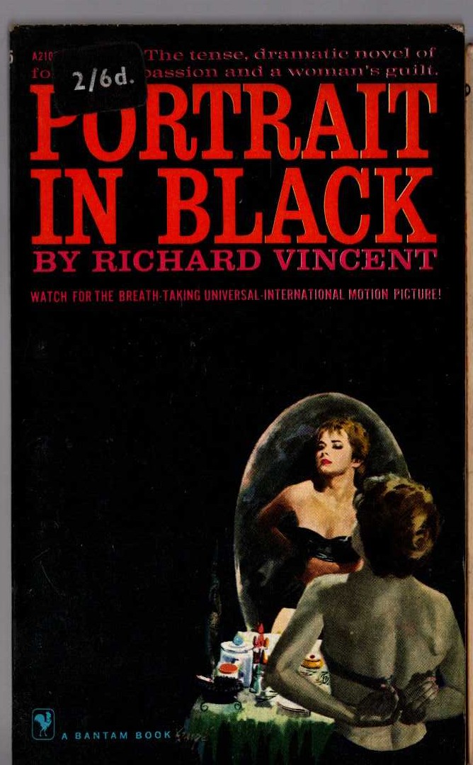 Richard Vincent  PORTRAIT IN BLACK front book cover image