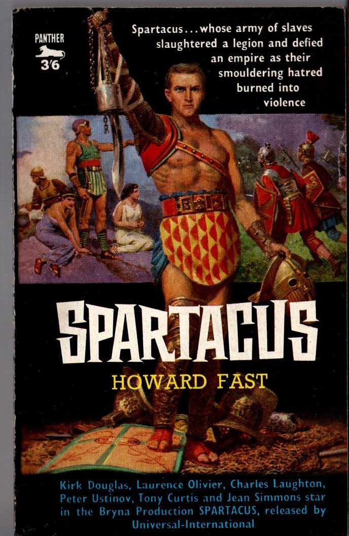 Howard Fast  SPARTACUS (Film tie-in) front book cover image