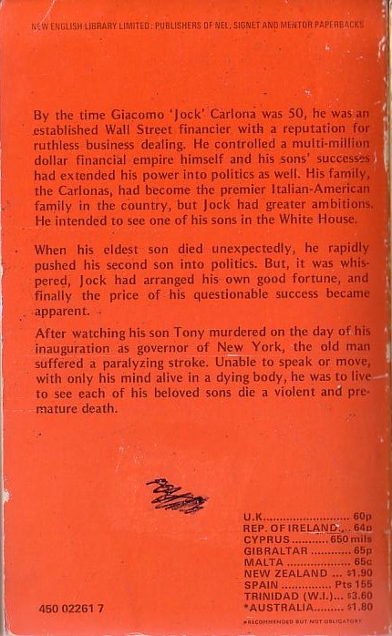 Orlando R. Petrocelli  THE PACT magnified rear book cover image