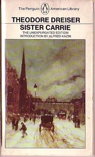 Theodore Dreiser  SISTER CARRIE front book cover image