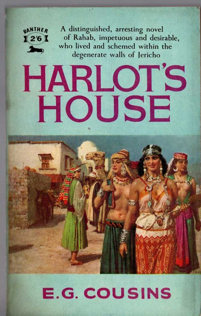 E.G. Cousins  HARLOT'S HOUSE front book cover image