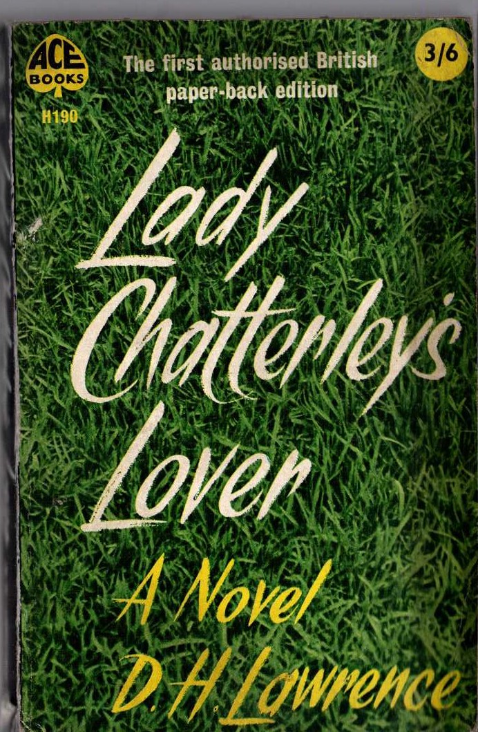 D.H. Lawrence  LADY CHATTERLEY'S LOVER front book cover image