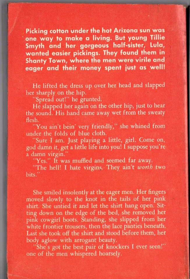 Hal R. Moore  SHANTY GIRL magnified rear book cover image