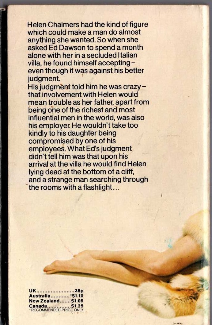James Hadley Chase  YOU FIND HIM - I'LL FIX HIM magnified rear book cover image