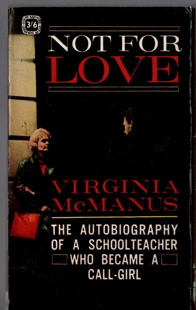 Virginia McManus  NOT FOR LOVE front book cover image