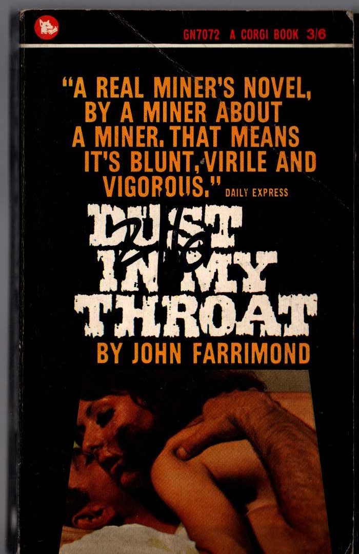 John Farrimond  DUST IN MY THROAT front book cover image