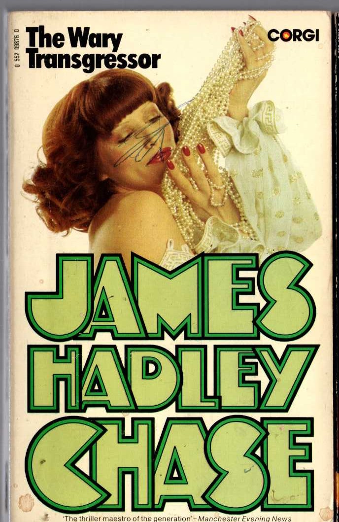 James Hadley Chase  THE WARY TRANSGRESSOR front book cover image