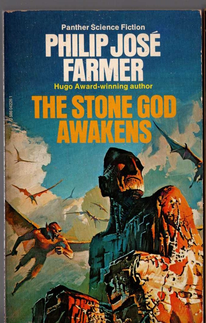 Philip Jose Farmer  THE STONE GOD AWAKENS front book cover image
