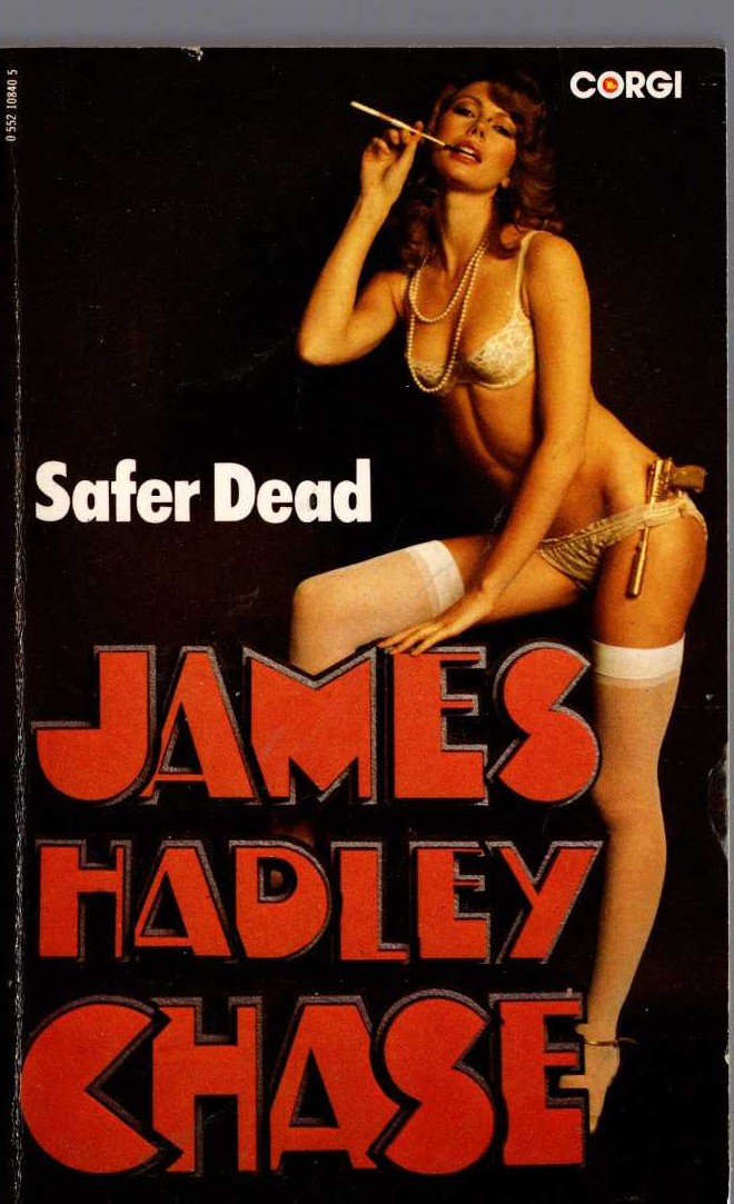 James Hadley Chase  SAFER DEAD front book cover image