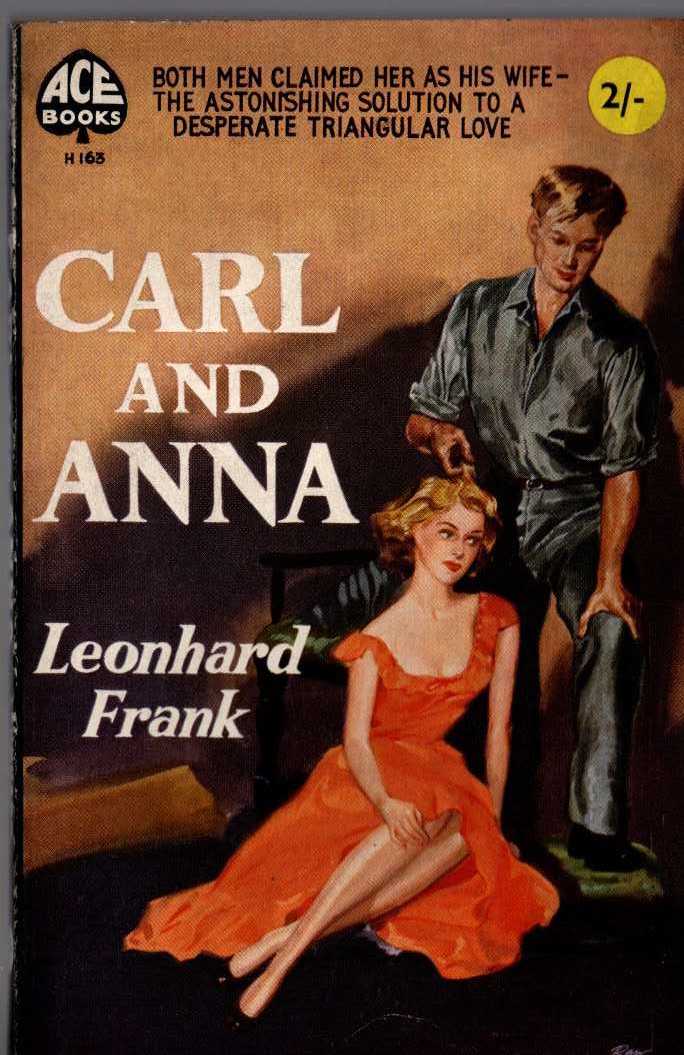Leonhard Frank  CARL AND ANNA front book cover image