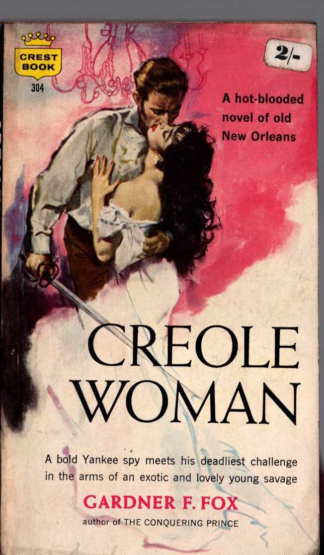 Gardner F. Fox  CREOLE WOMAN front book cover image
