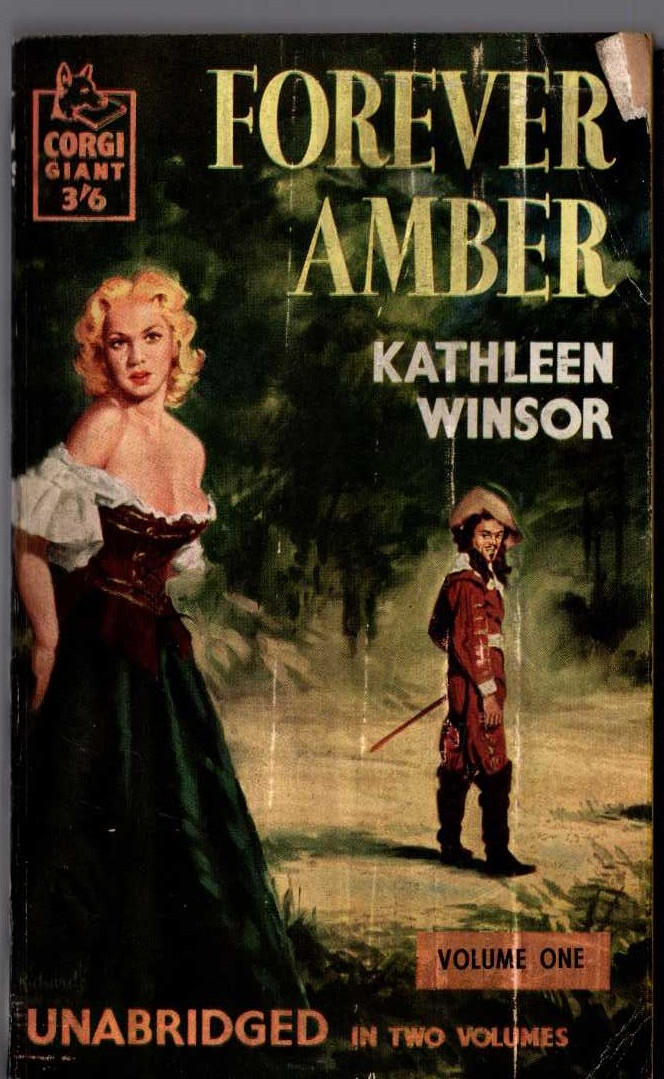 Kathleen Winsor  FOREVER AMBER. Volume One front book cover image