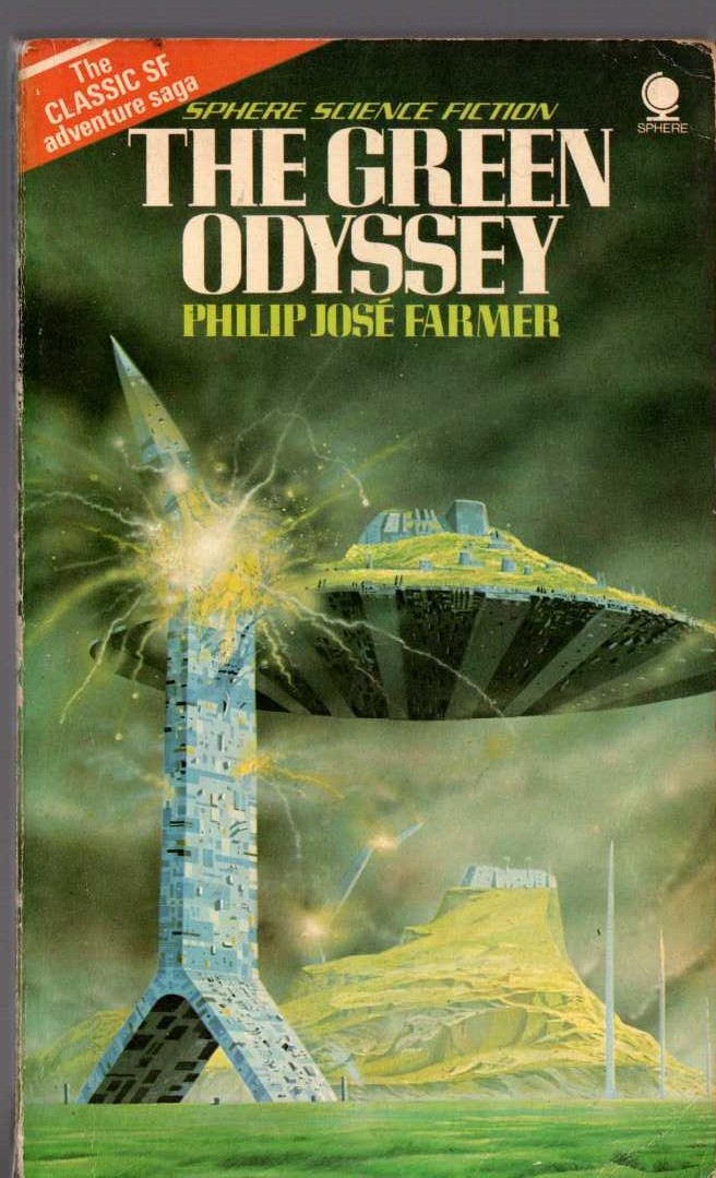 Philip Jose Farmer  THE GREEN ODYSSEY front book cover image