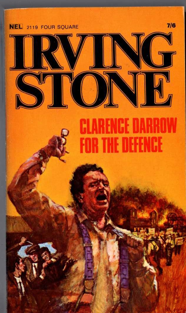 Irving Stone  CLARENCE DARROW FOR THE DEFENCE front book cover image