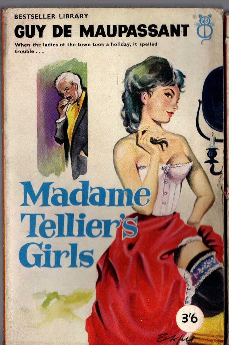 Guy de Maupassant  MADAME TELLIER'S GIRLS front book cover image