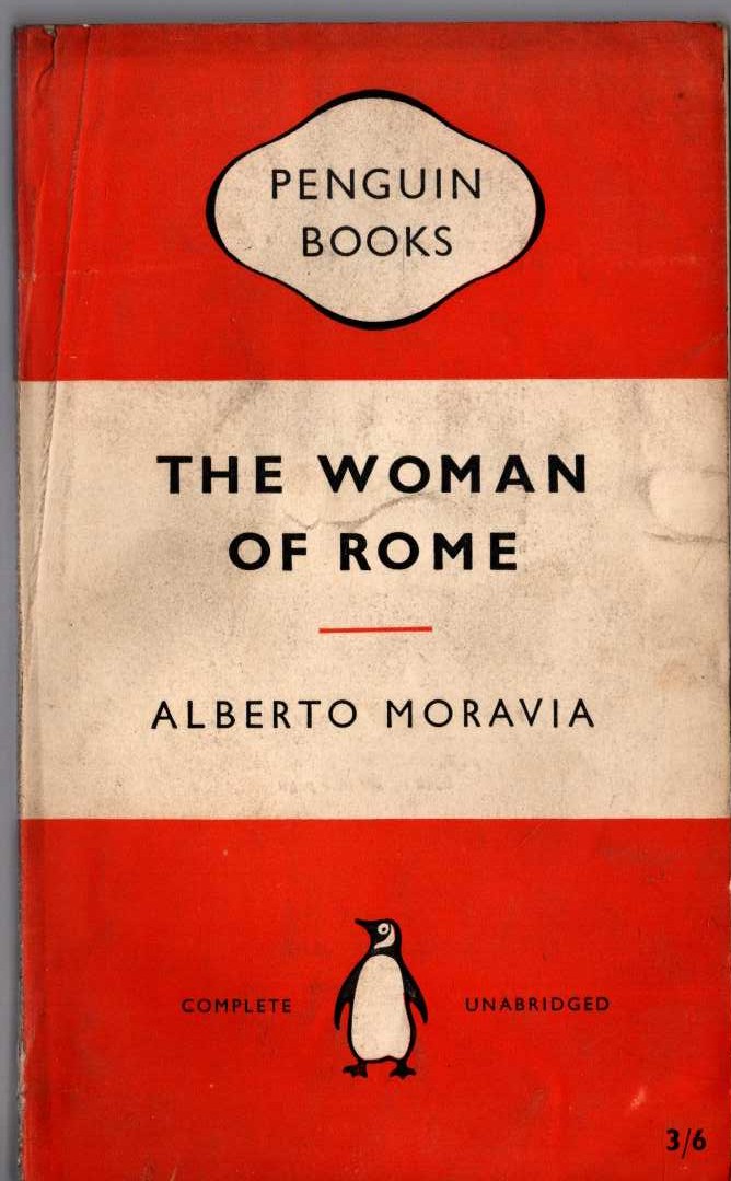 Alberto Moravia  THE WOMAN OF ROME front book cover image