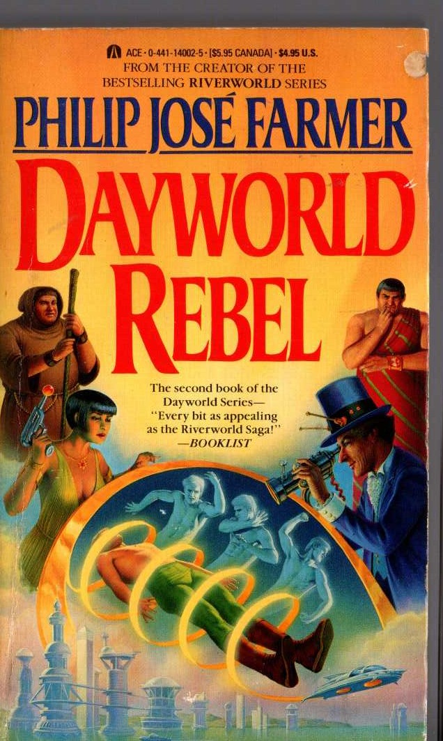 Philip Jose Farmer  DAYWORLD REBEL front book cover image