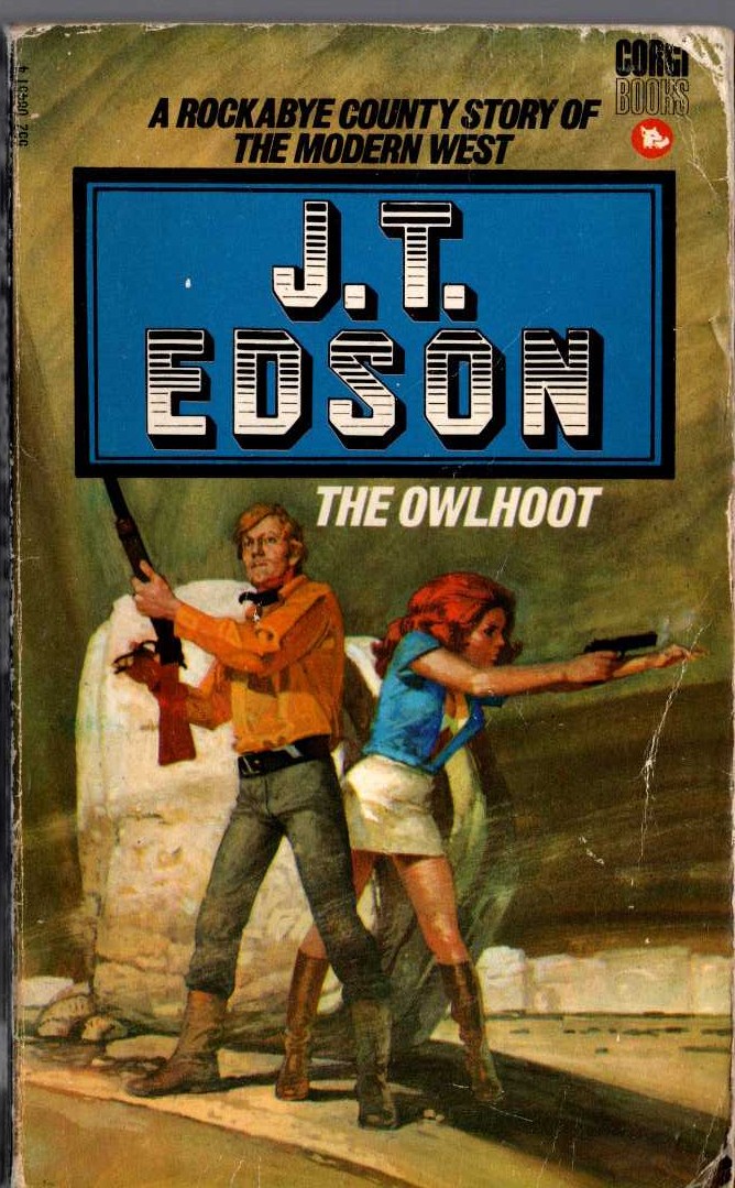 J.T. Edson  THE OWLHOOT front book cover image