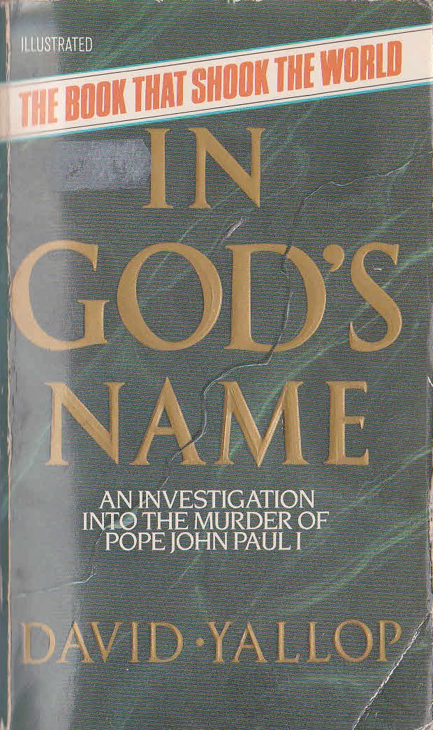 David Yallop  IN GOD'S NAME front book cover image
