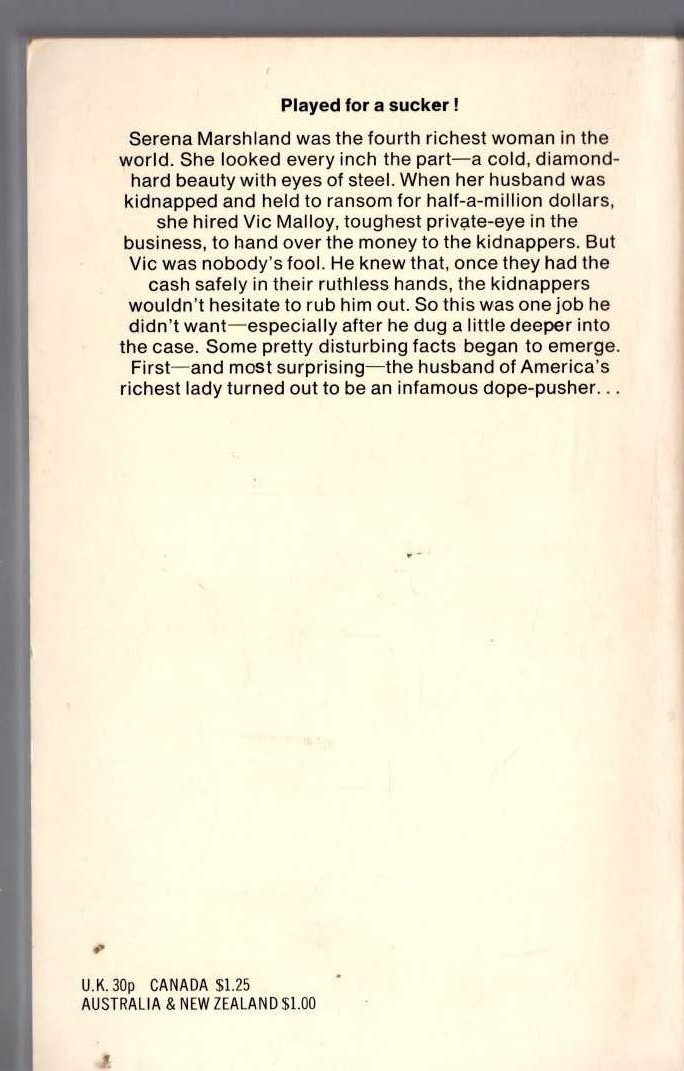 James Hadley Chase  FIGURE IT OUT FOR YOURSELF magnified rear book cover image
