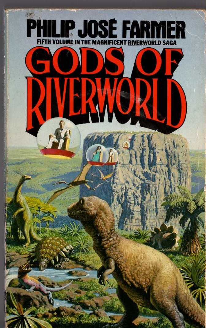 Philip Jose Farmer  GODS OF RIVERWORLD front book cover image