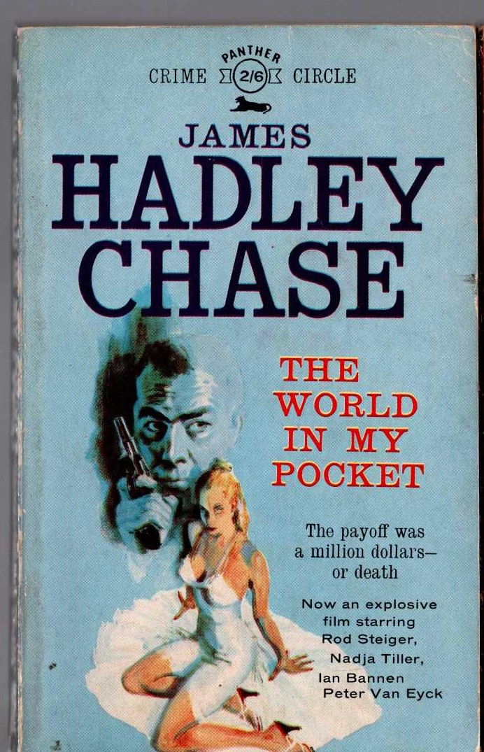 James Hadley Chase  THE WORLD IN MY POCKET front book cover image