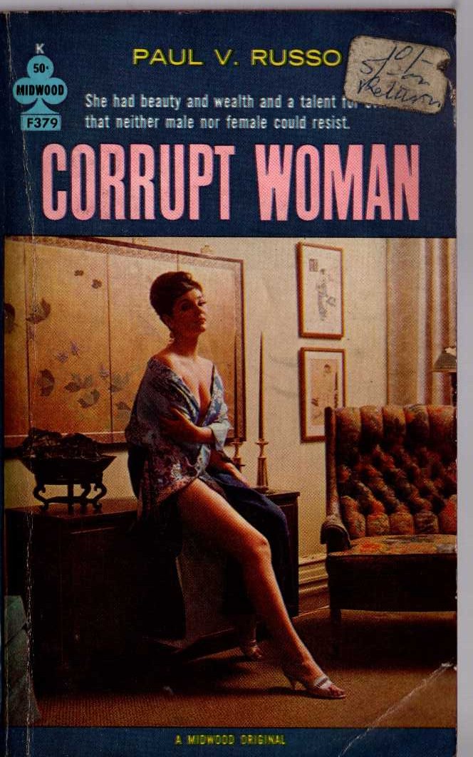 Paul V. Russo  CORRUPT WOMAN front book cover image