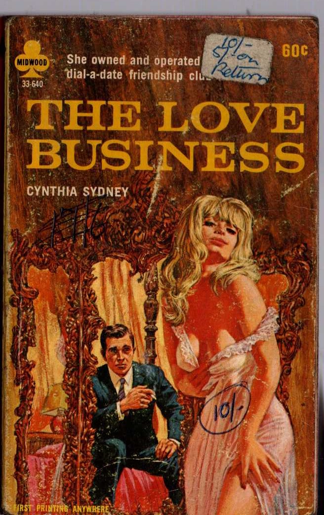 Cynthia Sydney  THE LOVE BUSINESS front book cover image