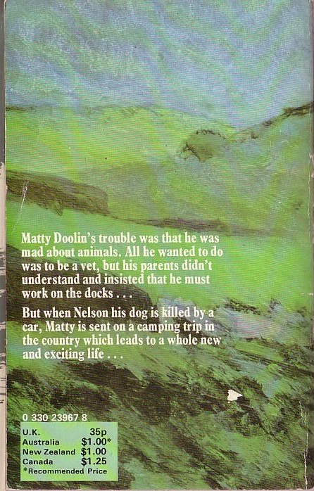 Catherine Cookson  MATTY DOOLIN (Juvenile) magnified rear book cover image
