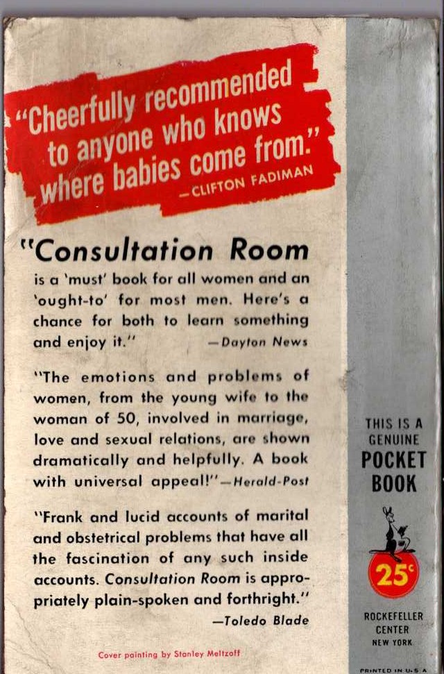 Frederic Loomis  CONSULTATION ROOM magnified rear book cover image