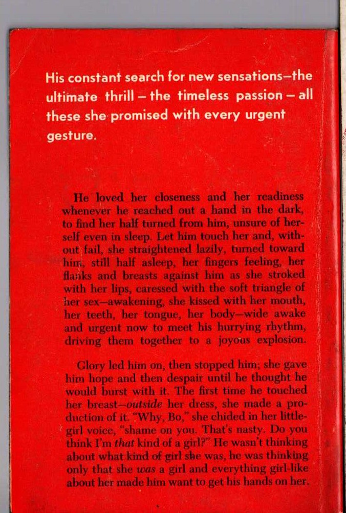 Pauline G. Smith  CARNAL GREED magnified rear book cover image
