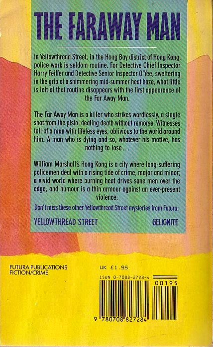 William Marshall  THE FARAWAY MAN magnified rear book cover image