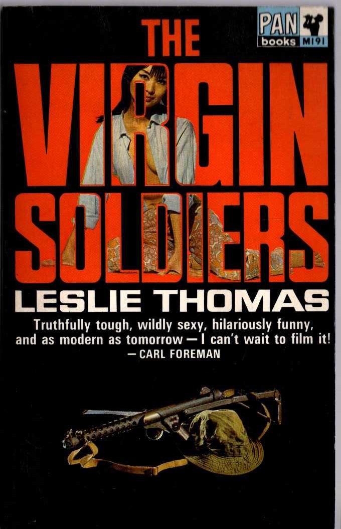 Leslie Thomas  THE VIRGIN SOLDIERS front book cover image