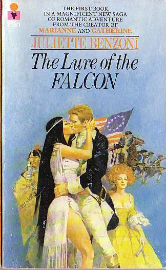 Juliette Benzoni  THE LURE OF THE FALCON front book cover image