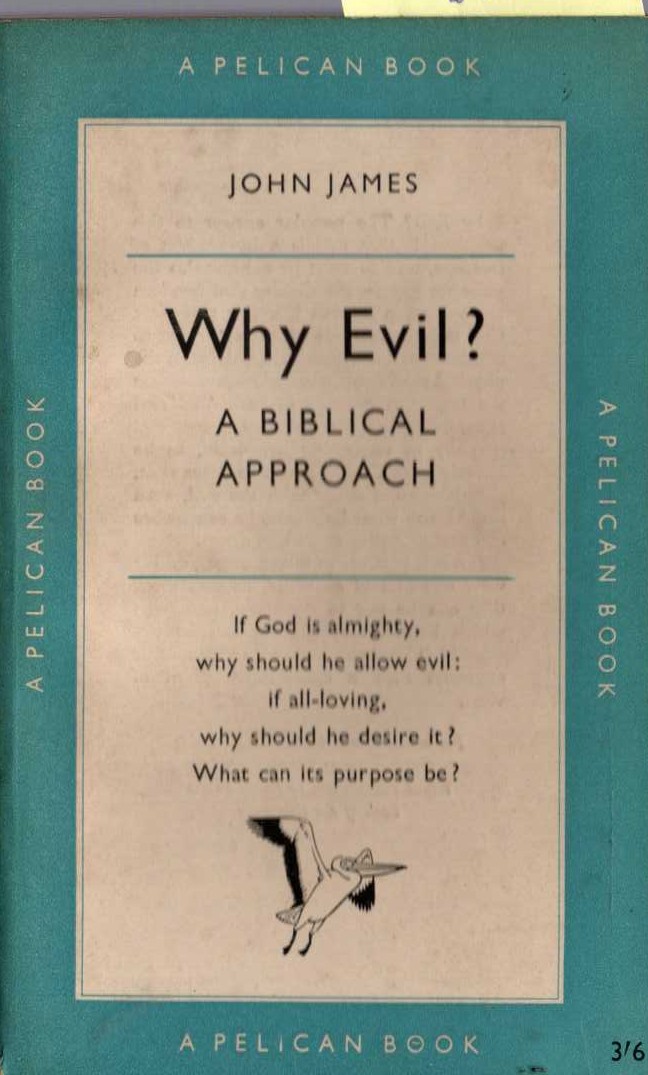 John James  WHY EVIL? A Biblical Approach front book cover image