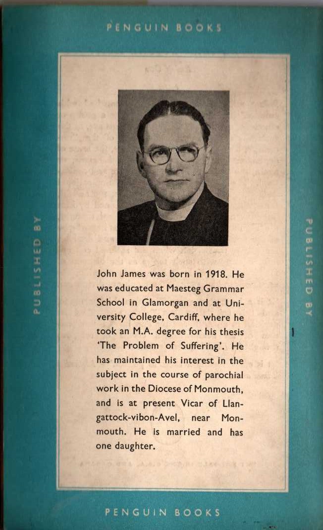 John James  WHY EVIL? A Biblical Approach magnified rear book cover image