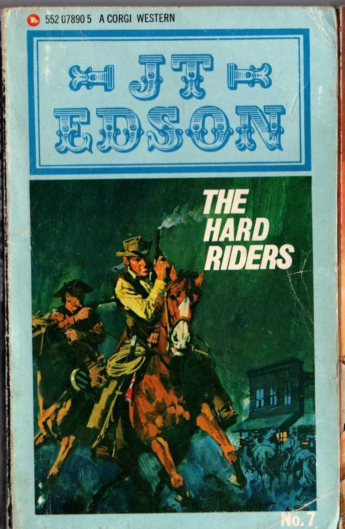 J.T. Edson  THE HARD RIDERS front book cover image