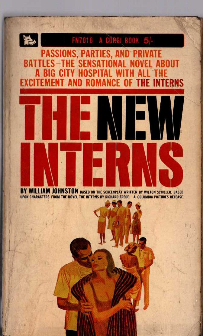 William Johnston  THE NEW INTERNS front book cover image
