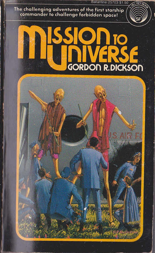 Gordon R. Dickson  MISSION TO UNIVERSE front book cover image